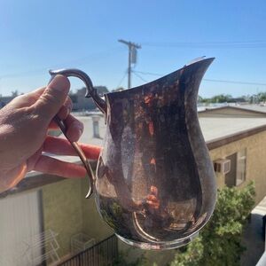 Elegant Silver Pitcher